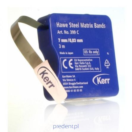 Paski metalowe z dozownikiem Hawe Steel Matrix Bands 