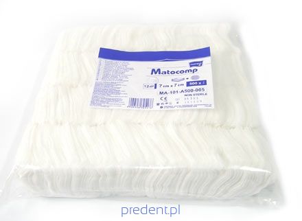Kompresy gazowe niejałowe 7x7cm 500szt.