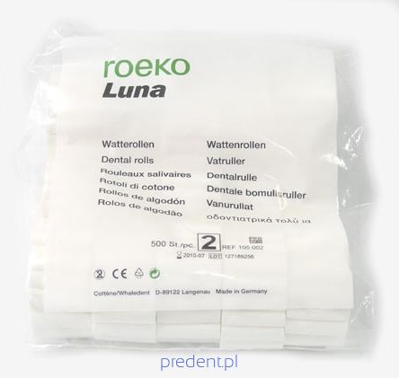Wałeczki dentystyczne Luna 2  500szt.
